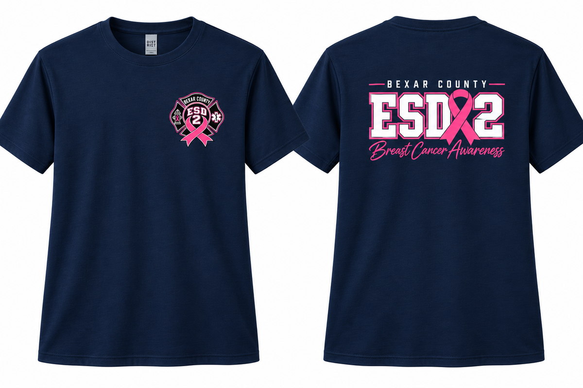 Bexar County ESD 2 Breast Cancer Awareness T-Shirt