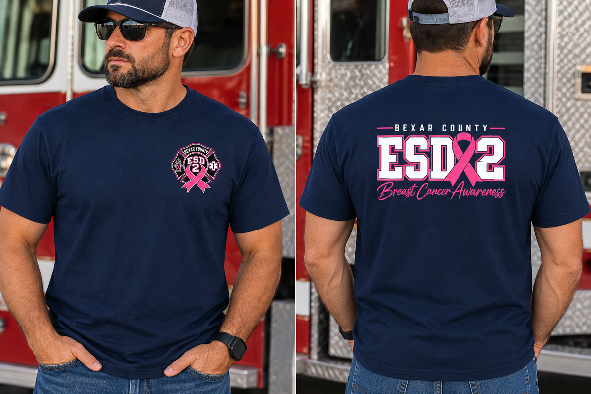 Bexar County ESD 2 Breast Cancer Awareness T-Shirt
