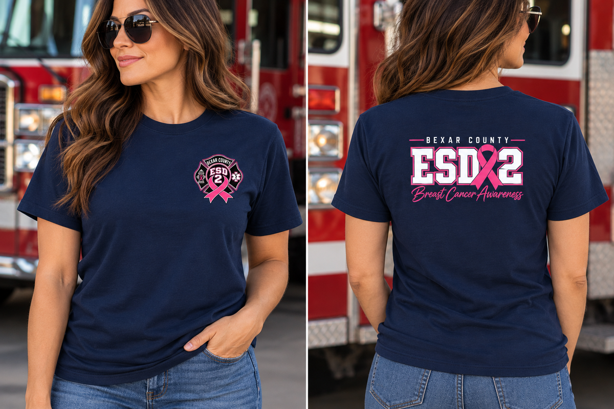 Bexar County ESD 2 Breast Cancer Awareness T-Shirt