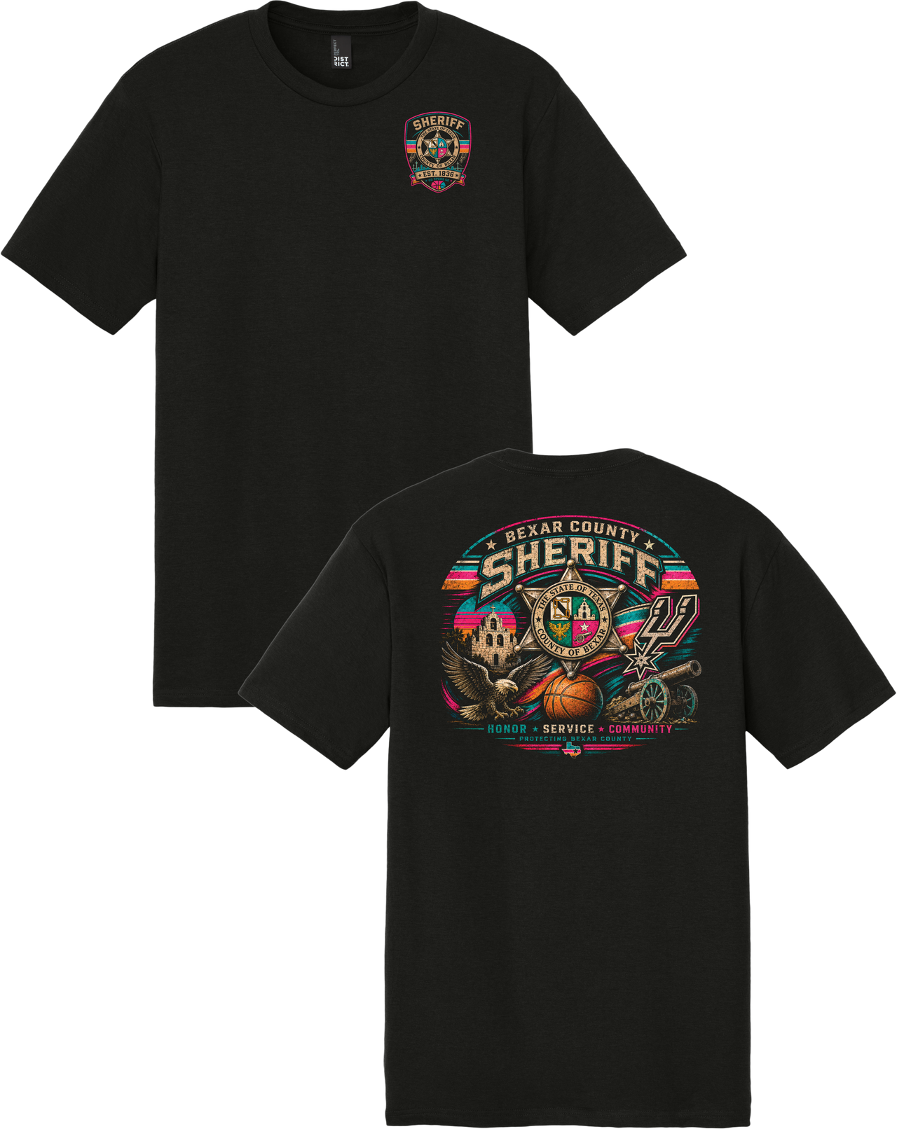 Bexar County Sheriff Spurs Edition T-Shirt