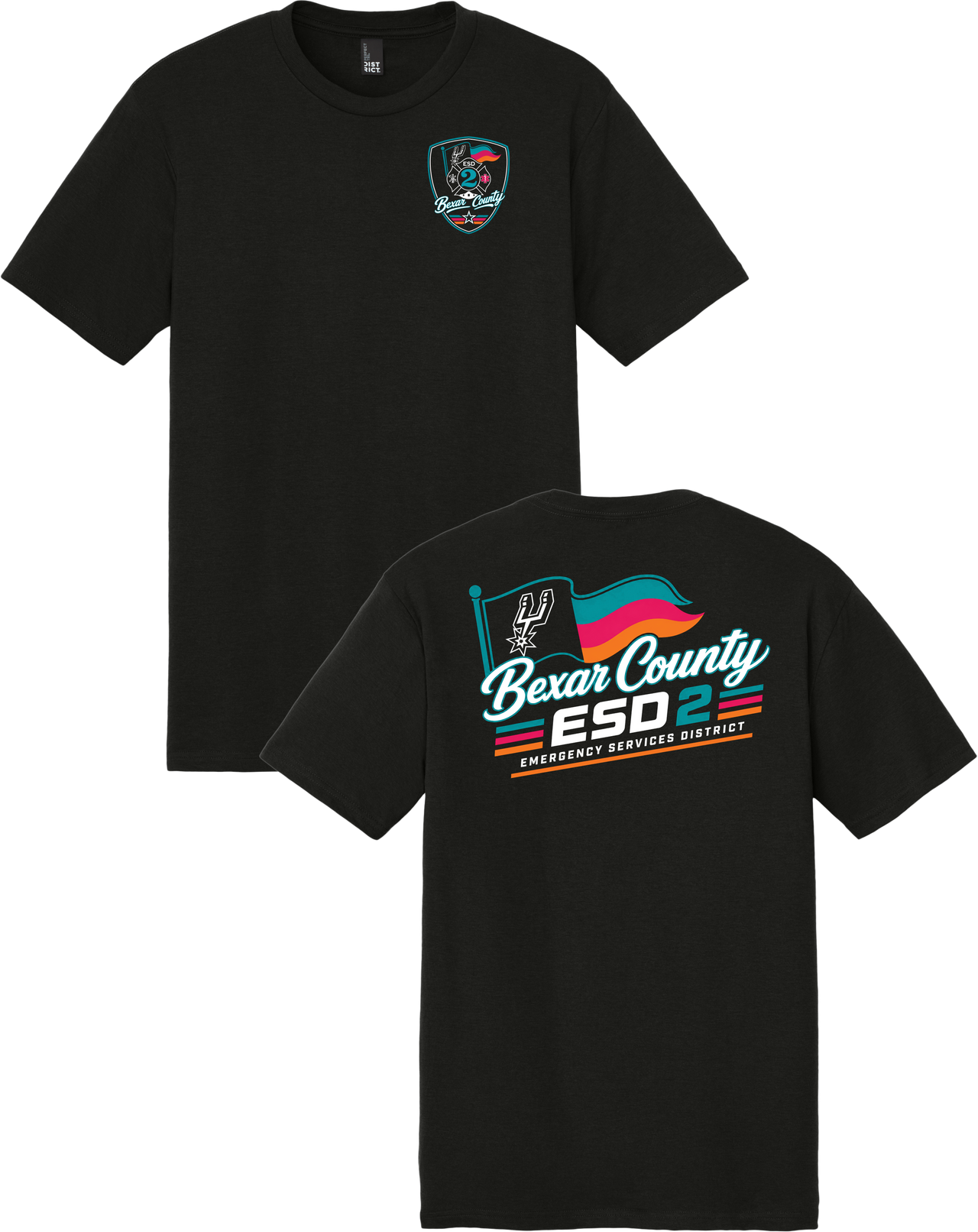 Bexar County ESD 2 Spurs Inspired Tee