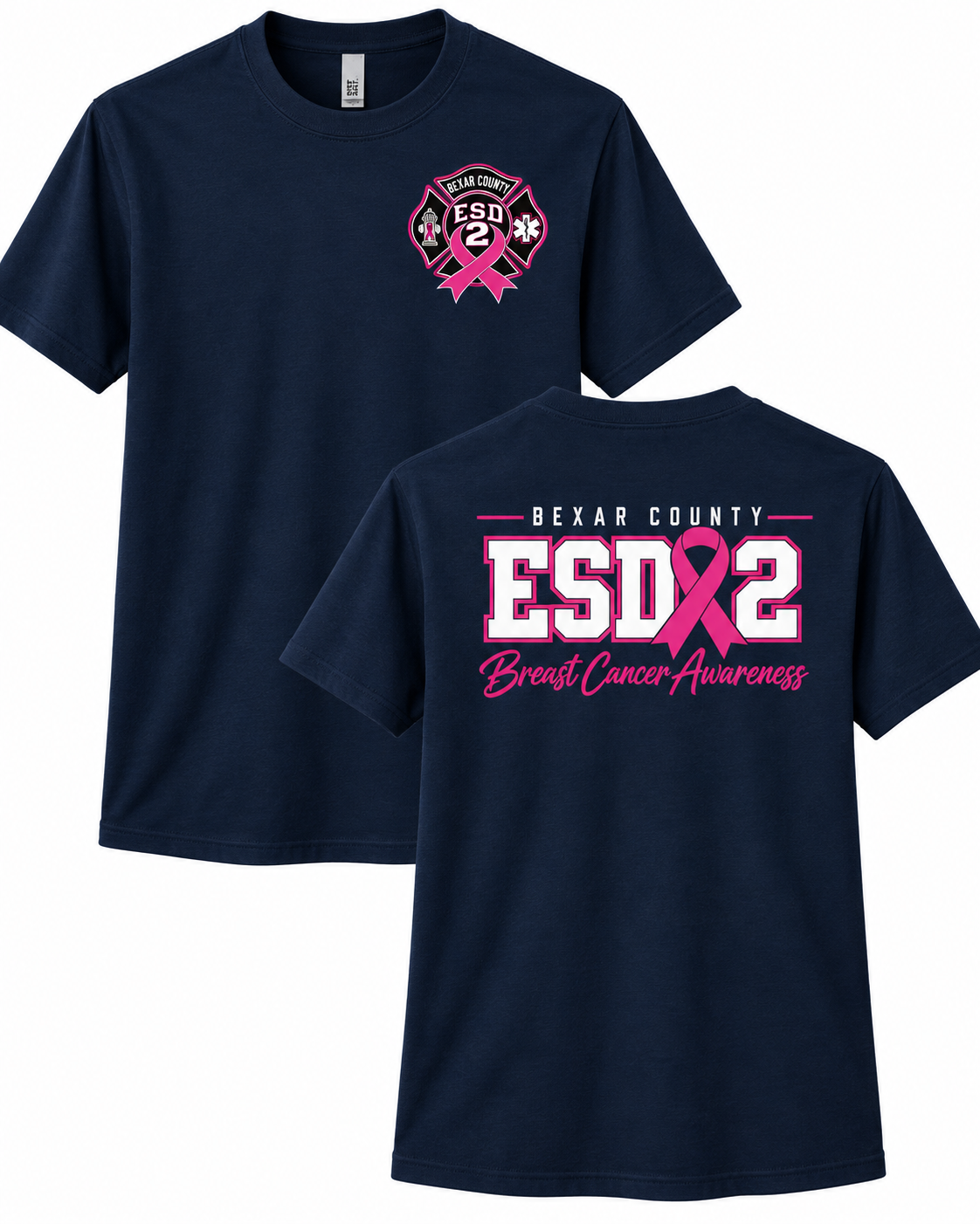 Bexar County ESD 2 Breast Cancer Awareness T-Shirt
