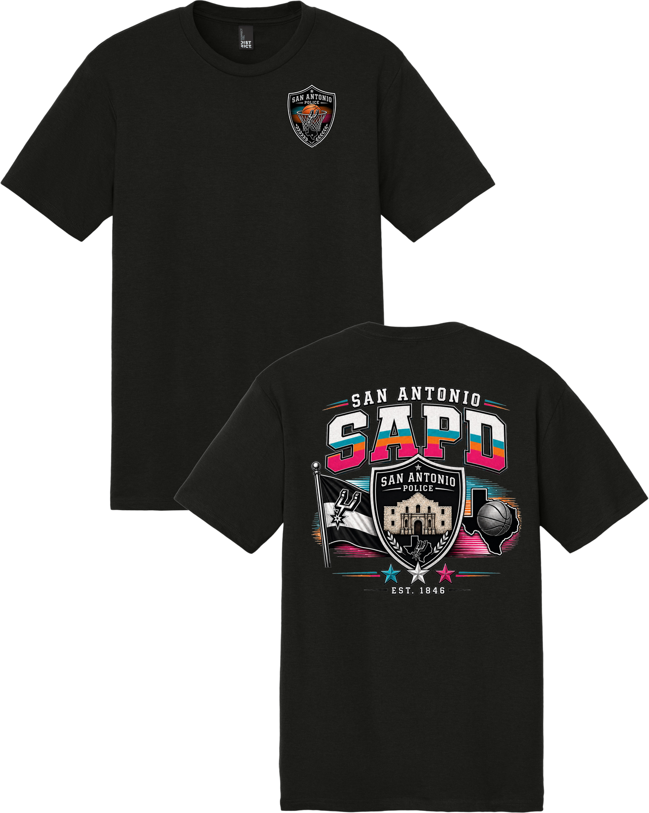SAPD Spurs Inspired Collection – Premium Graphic Tees