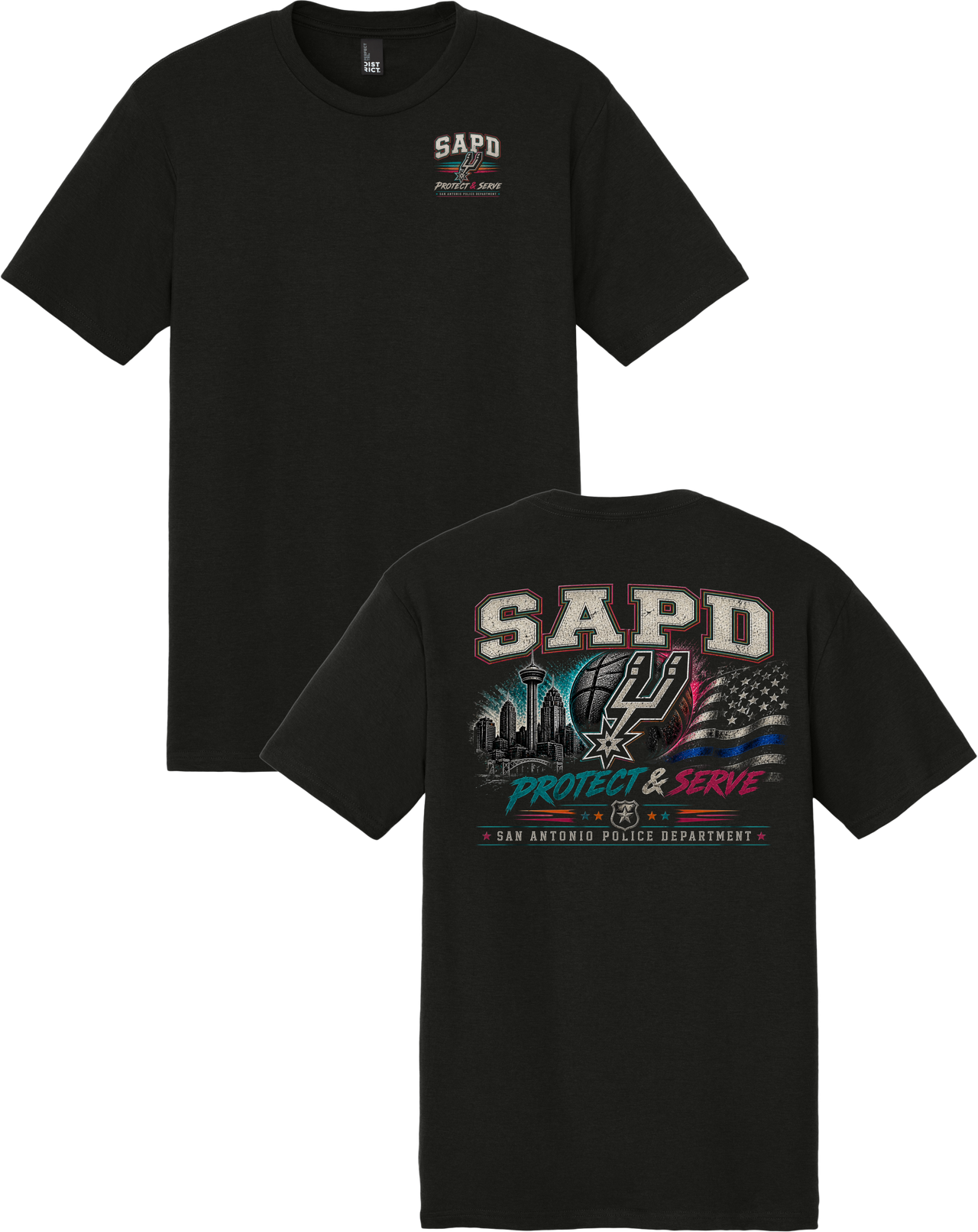 SAPD Spurs Inspired Collection – Premium Graphic Tees