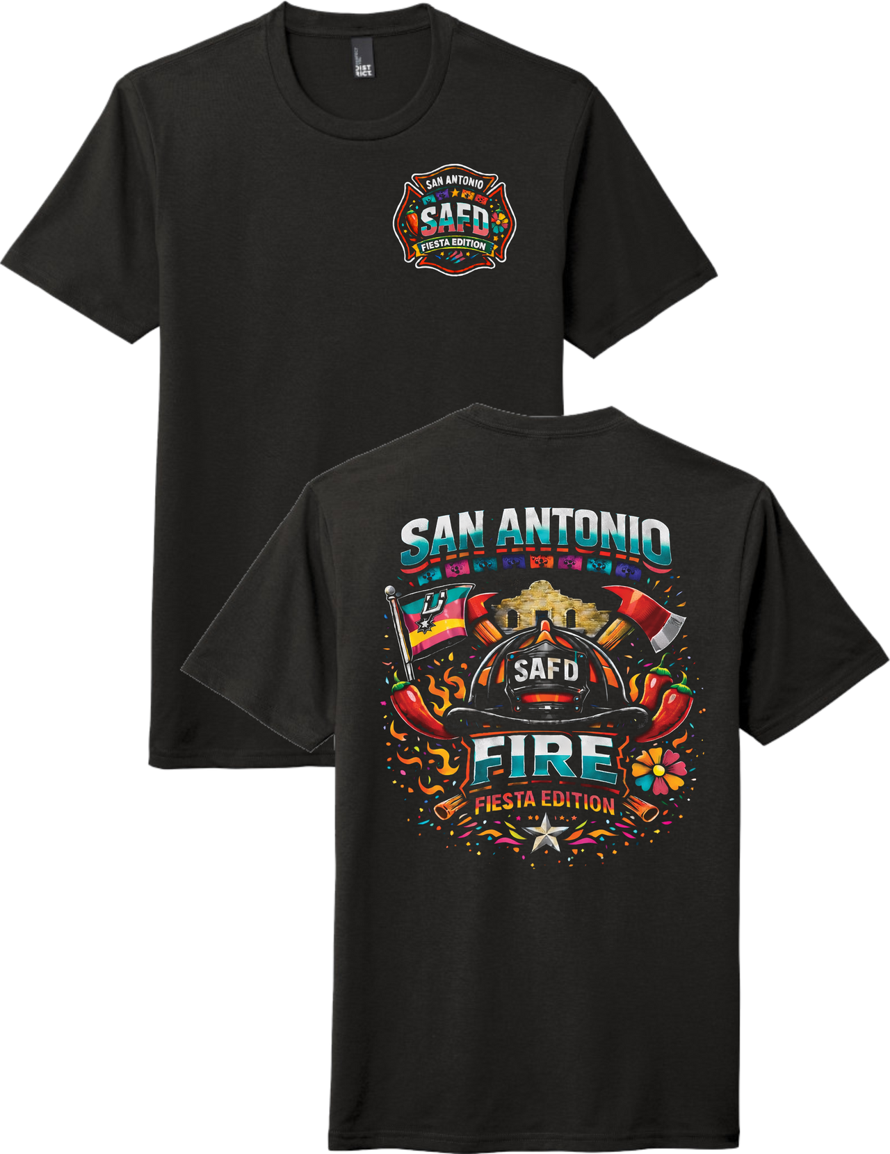 Camiseta de la estación 10 del SAFD