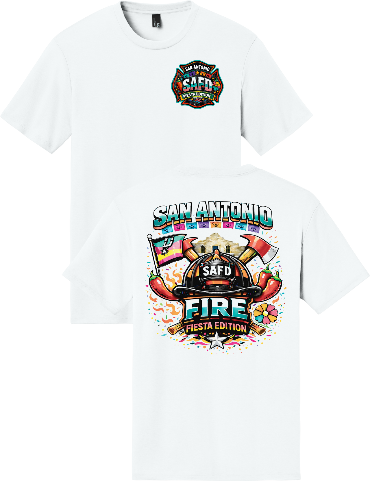 Camiseta de la estación 10 del SAFD