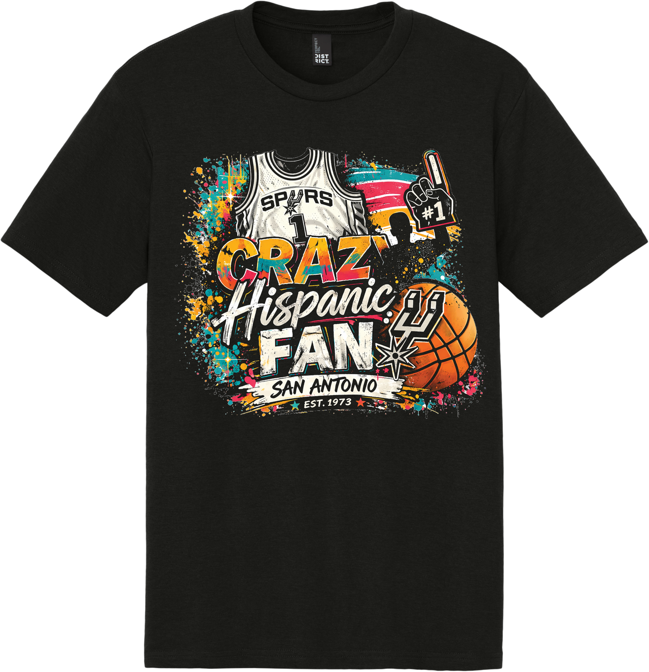 Spurs Crazy Hispanic Fan