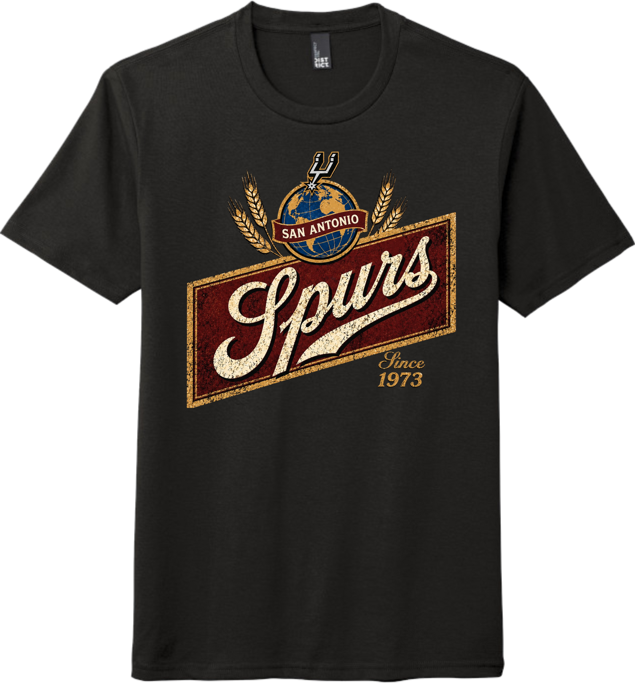 Spurs Inspired Vintage Brew Tee – “Since 1973” Edition