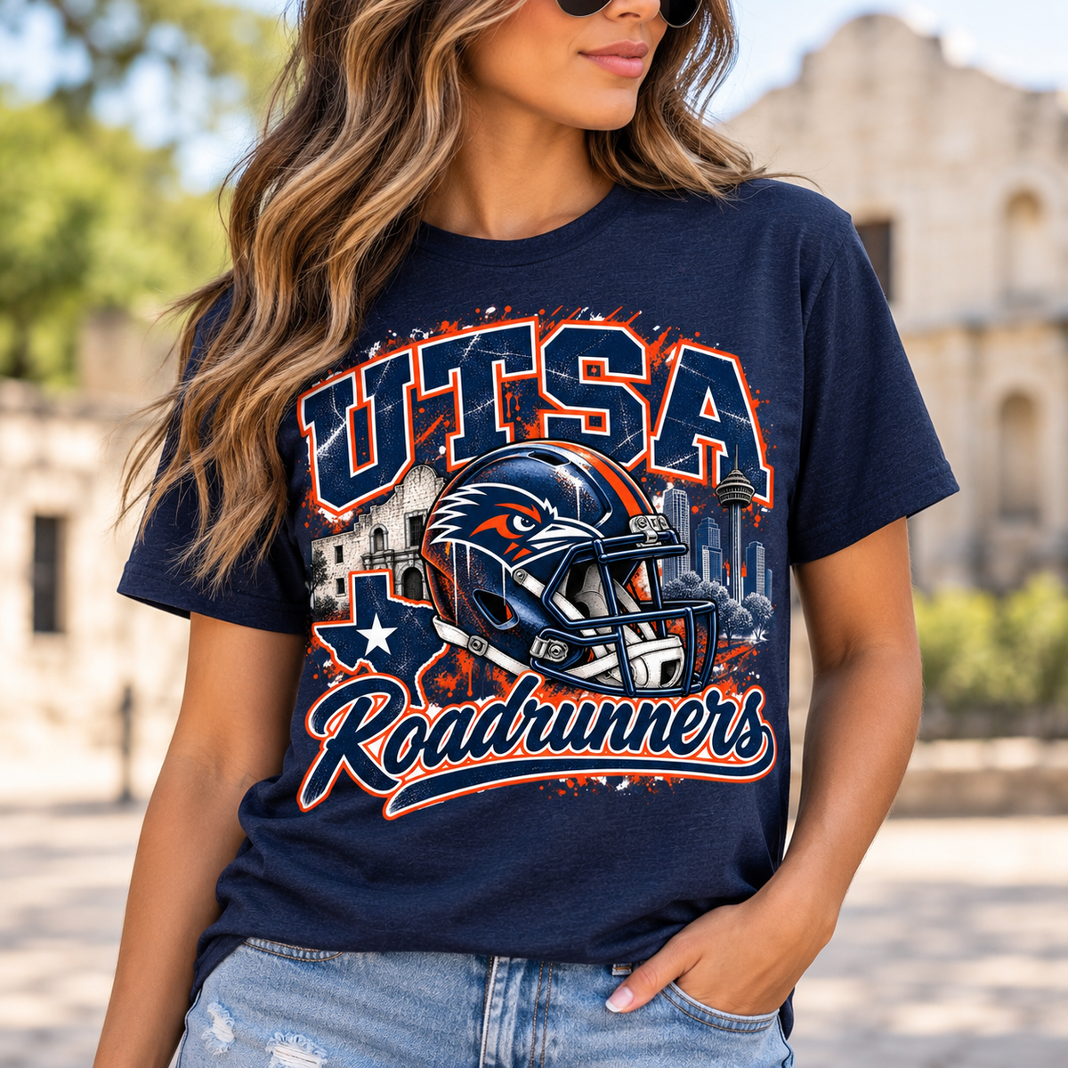 UTSA Roadrunners Football Graphic T-Shirt