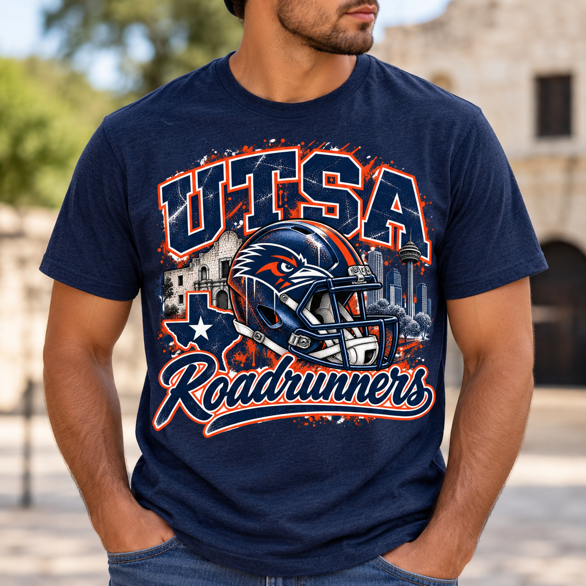 UTSA Roadrunners Football Graphic T-Shirt