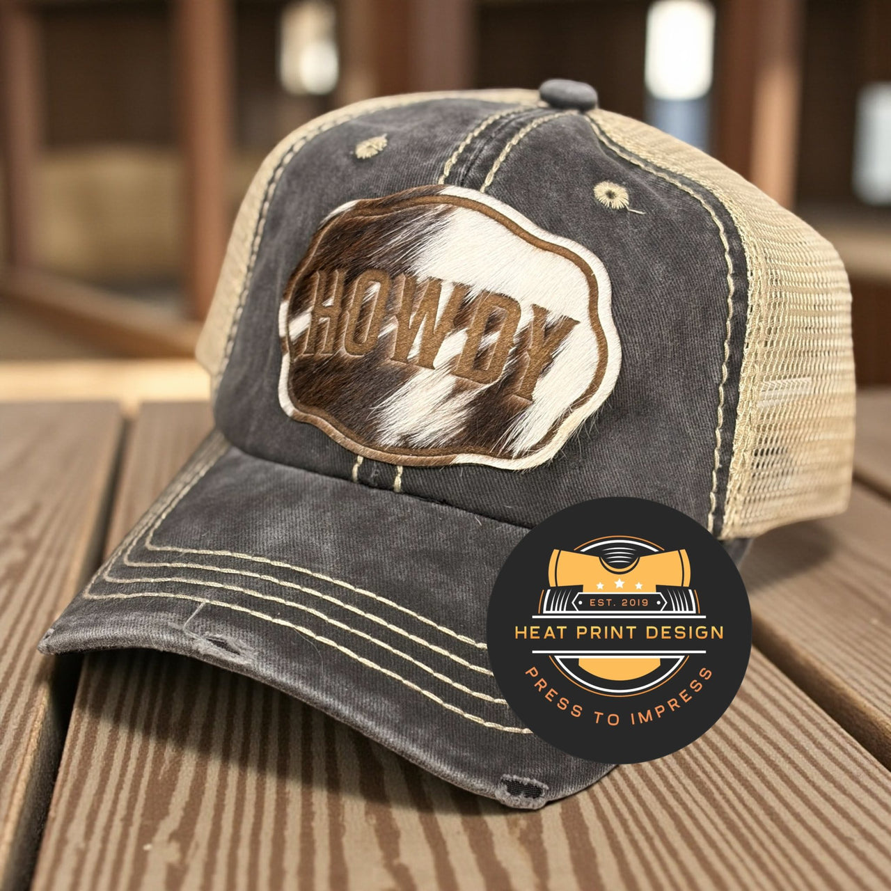 Women's Howdy Cowhide Hat