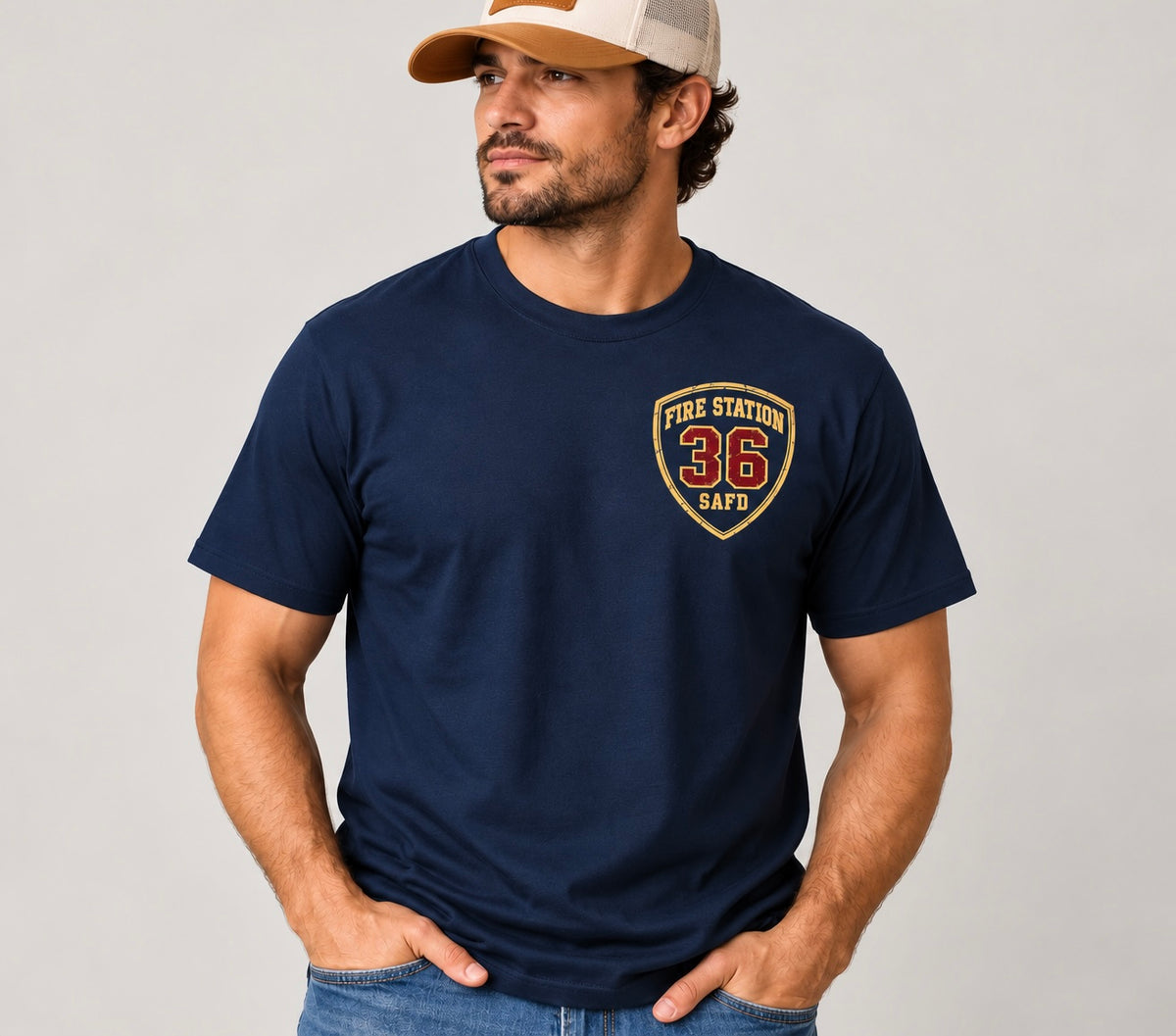 Camiseta de la estación 10 del SAFD