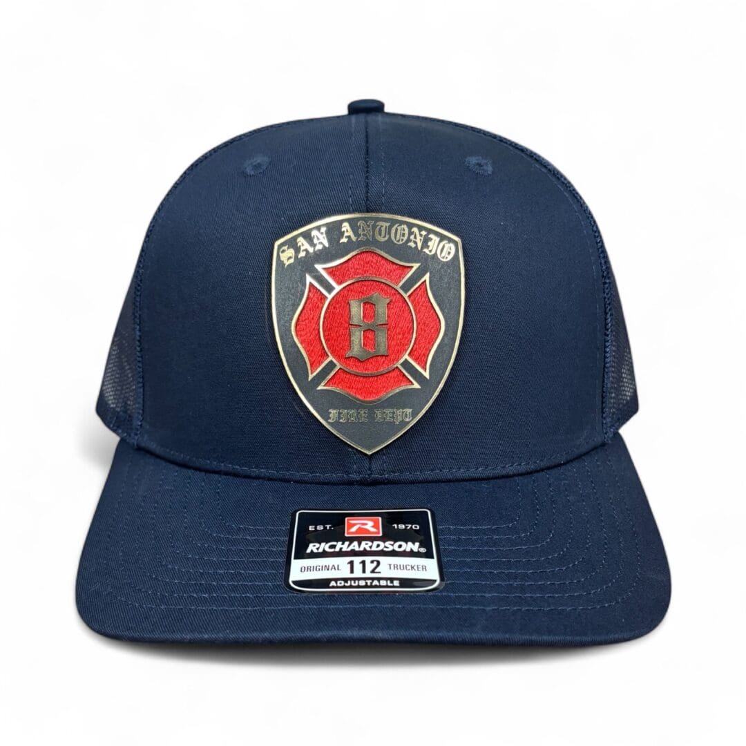 SAFD Station 8 Tri Layer Patch Trucker Hat